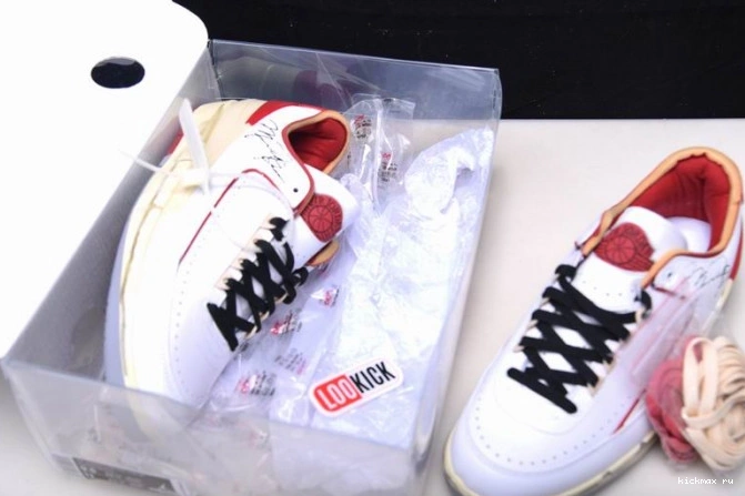 Rep Jordan White SP 2 Low Red DJ4375-106 Off-White Retro 0722